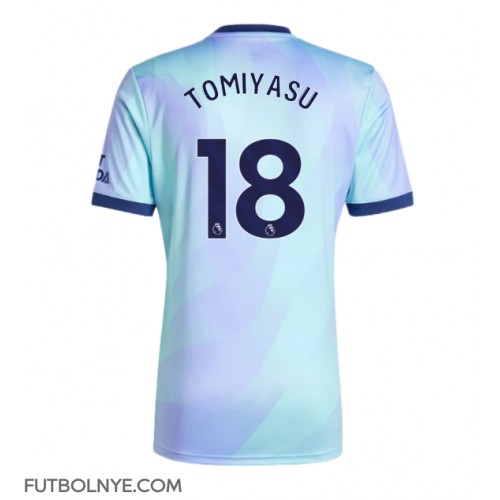 Camiseta Arsenal Takehiro Tomiyasu #18 Tercera Equipación 2024-25 manga corta